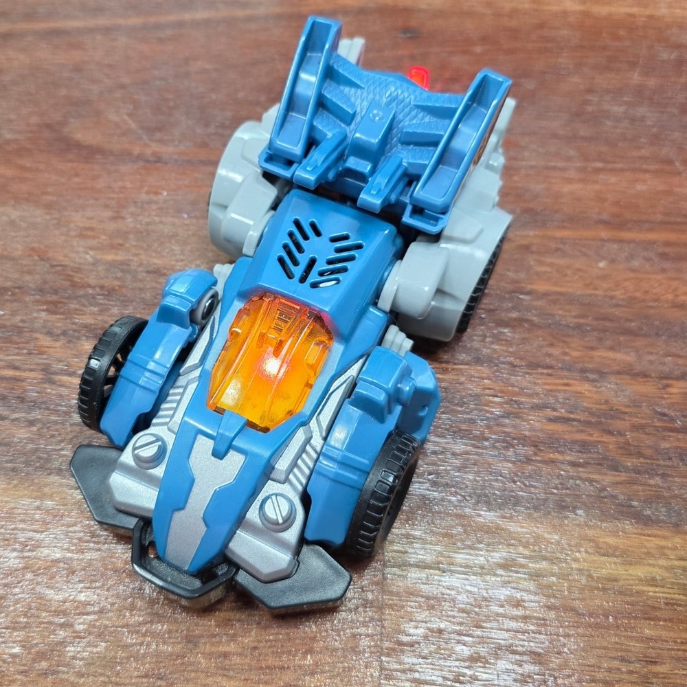 VTech Switch‎ & Go Dinos Turbo Blue Grey Light Up Race Car Toy 5429 2020
